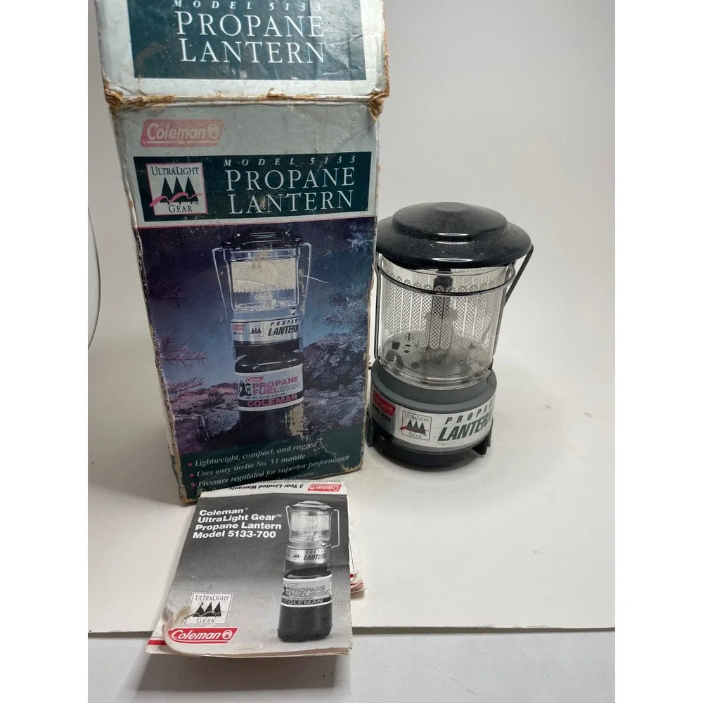 Coleman Propane Lantern One Size Green Model 5133-700 UltraLight Gear